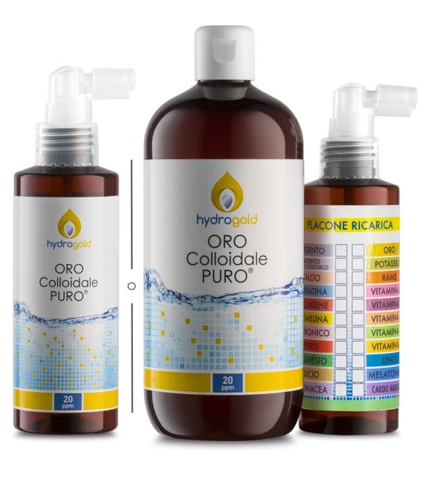 ORO 500+ricarica +200 colloidali puri